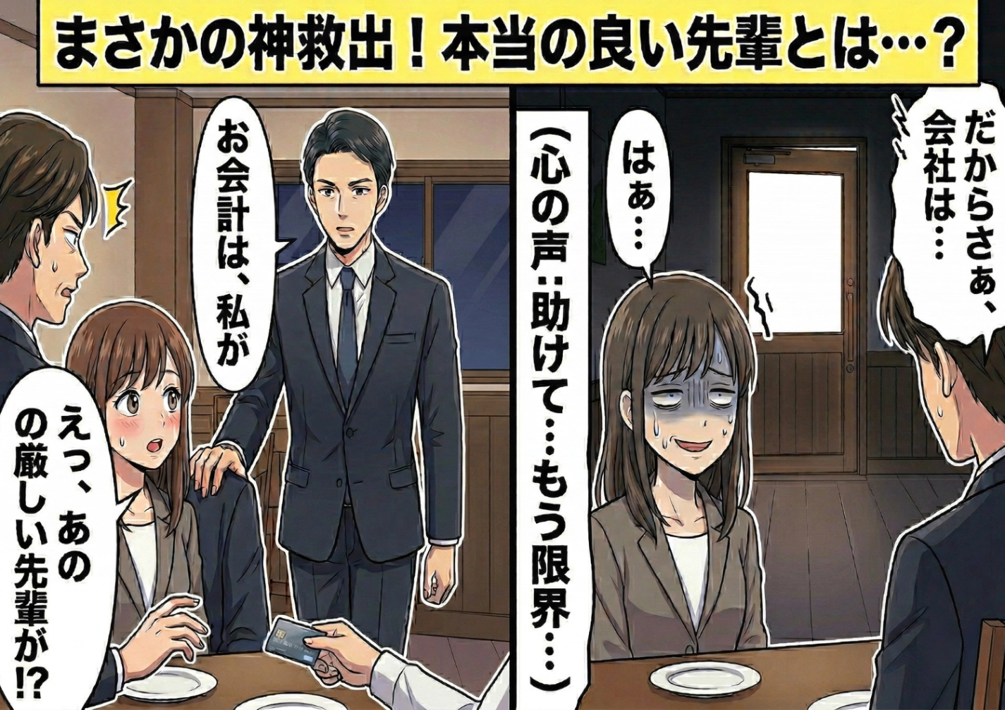 後編／「奢ってくれる先輩＝いい先輩」は大間違い！？社会人2年目で気づいた〝本当にいい先輩〟の行動とは・・・のメイン画像