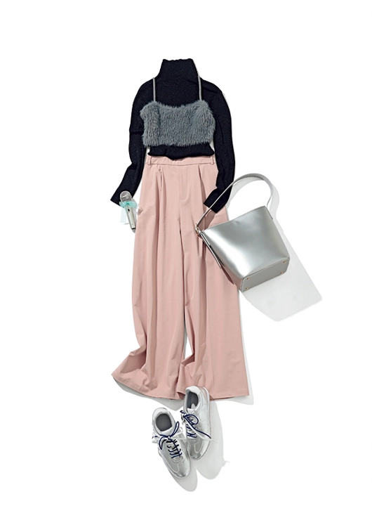 GUのニットビスチェが高見え!プチプラアイテムでつくる休日コーデ