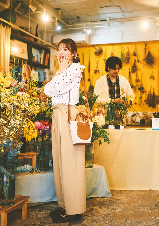 毎日コーデ リボンブラウス 鈴木ゆうか