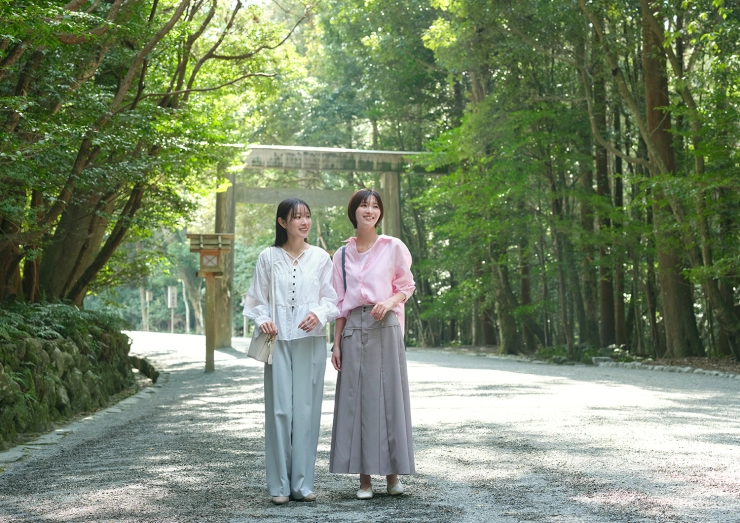 岡崎紗絵&伊勢神宮
