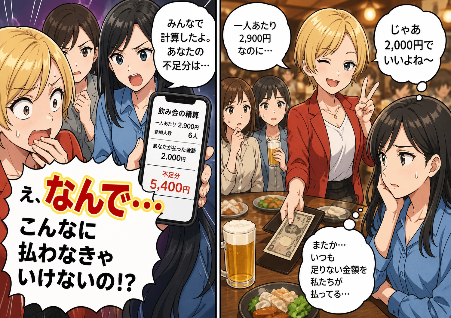 飲み会で小銭を払わない同僚に仕返し!驚きの結末とは?のメイン画像