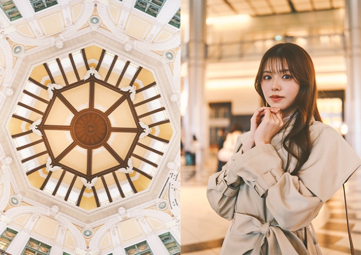 東京駅 天井ドーム 鈴木ゆうか