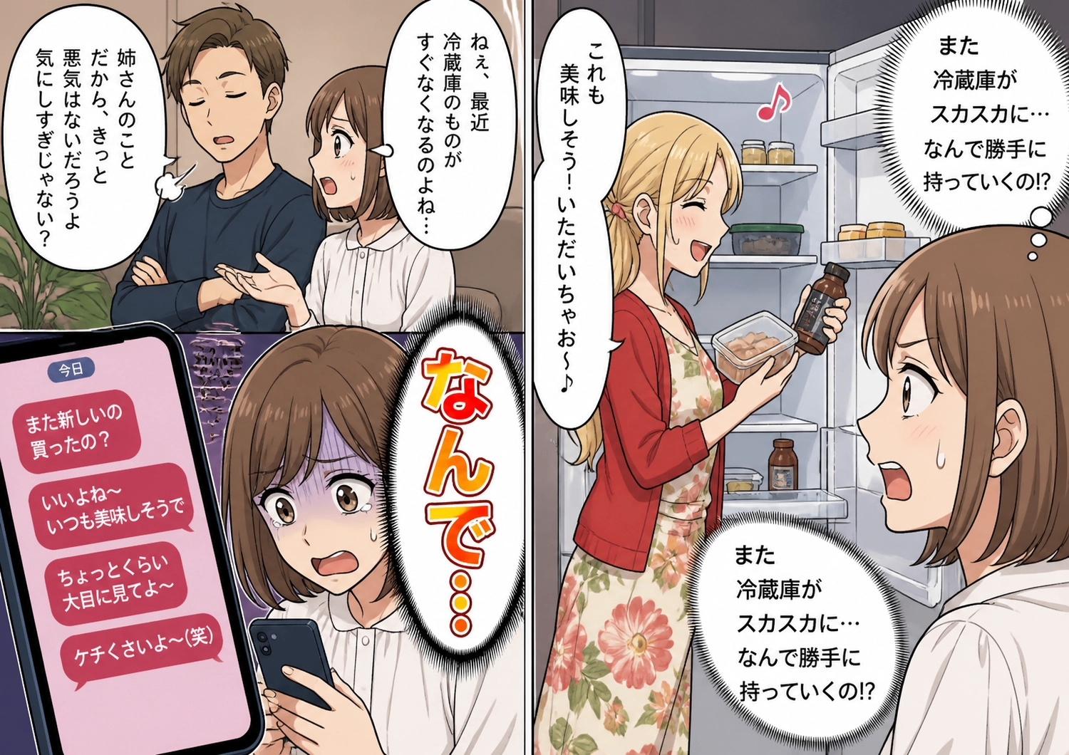 冷蔵庫から消える食品の謎・・・図々しい義姉を撃退!私が仕掛けた「秘密の貼り紙」の驚くべき効果のメイン画像