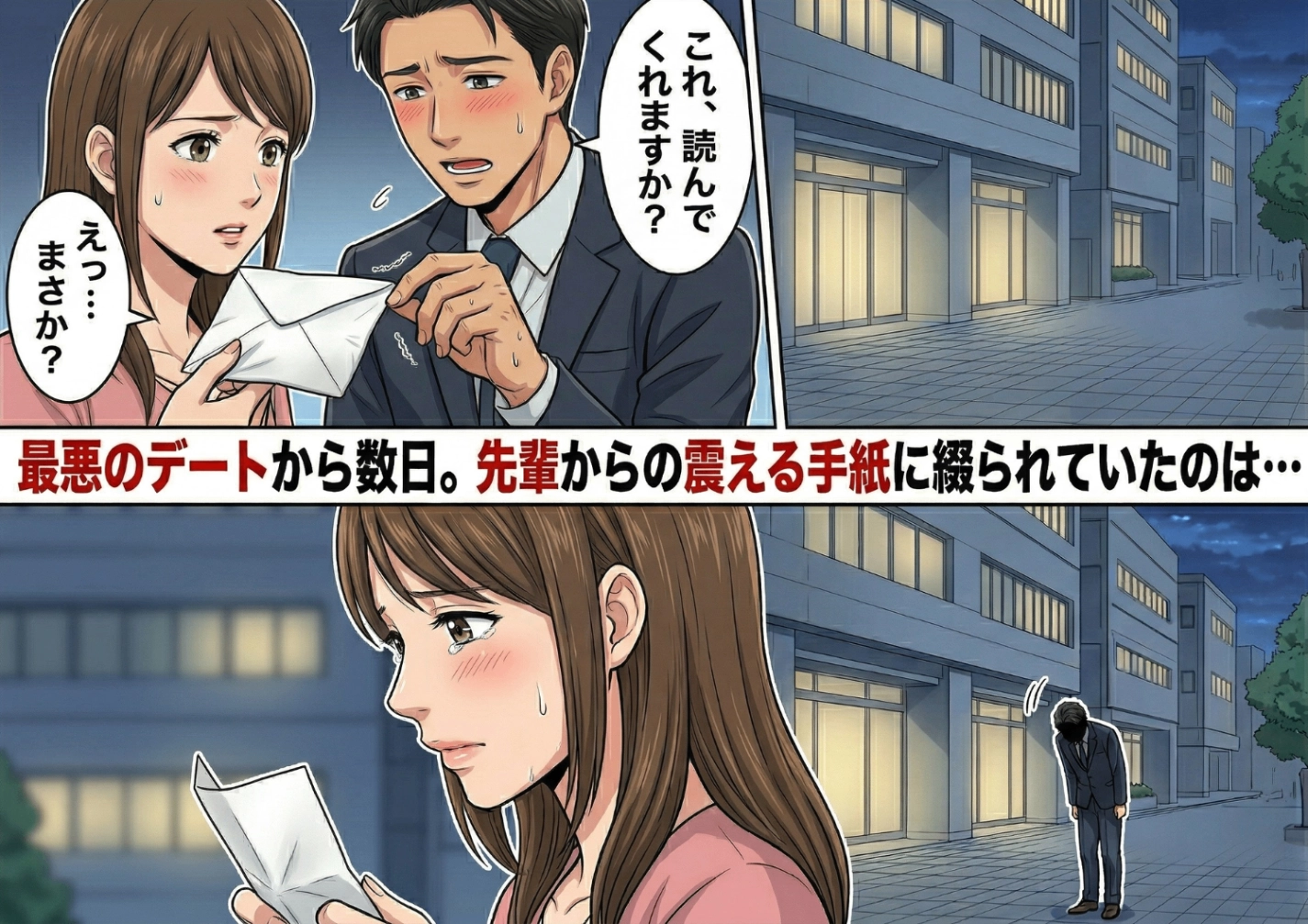 後編／【蛙化現象】「この後、俺の家来てよ」憧れの先輩と最高な初デートになるはずが、蛙化の連発！デート後に先輩が起こした最悪な行動にドン引き・・・のメイン画像