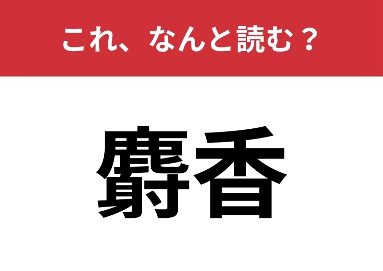 【麝香】はなんと読む？香水の原料にも使われているもの！のメイン画像