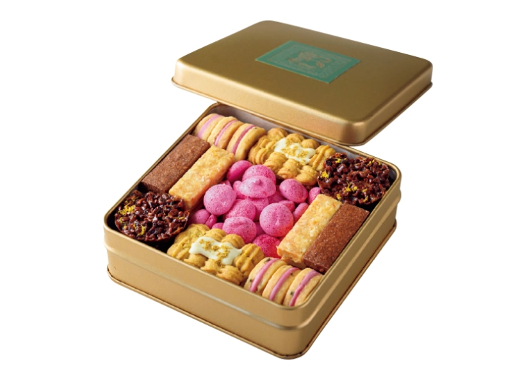 LA MAISON DE Bのクッキー缶 フルリール