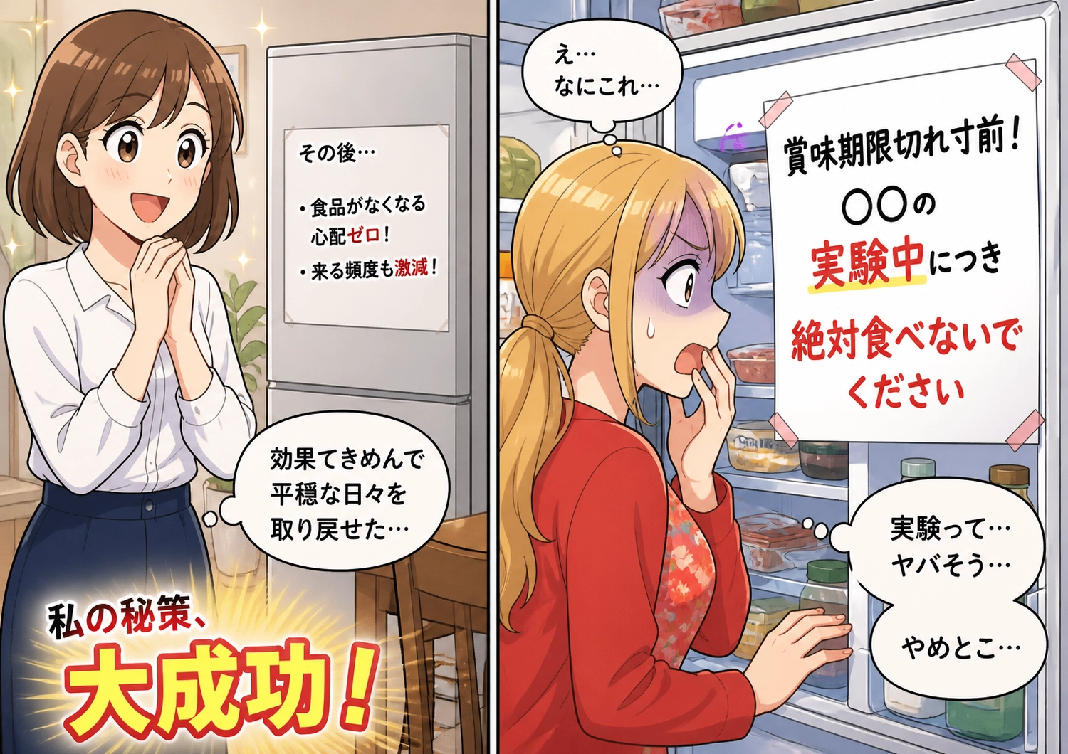 後編/冷蔵庫から消える食品の謎・・・図々しい義姉を撃退!私が仕掛けた「秘密の貼り紙」の驚くべき効果のメイン画像