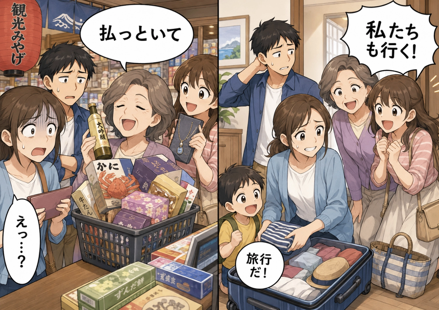「お金ないから払っといて」家族旅行に勝手についてきて、やりたい放題の義母と義姉。せっかくの旅行を台無しにする2人を撃退した話のメイン画像