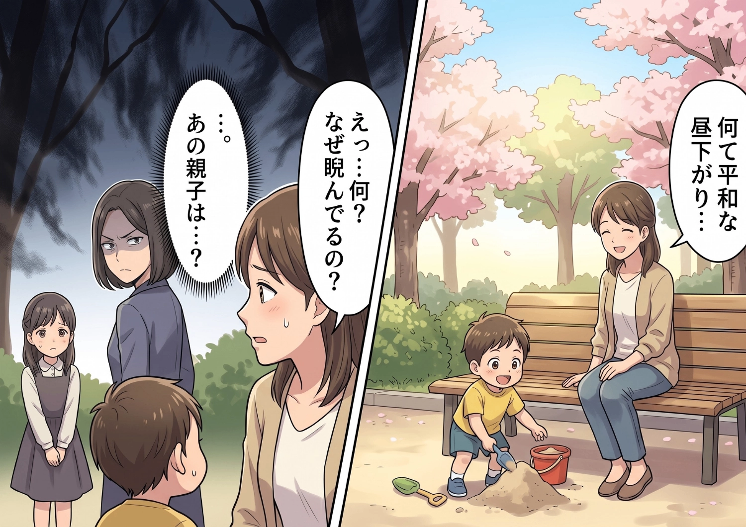 息子と公園で遊んでいたら遭遇した過保護な母親。「邪魔だから帰って」と理不尽な要求をされた結果・・・衝撃の結末にスカッと！のメイン画像