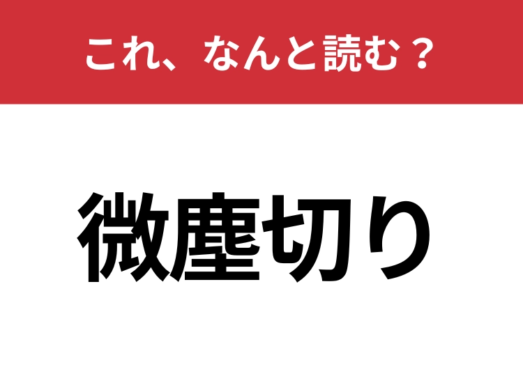 【微塵切り】はなんと読む?味や香りを行き渡らせるための料理の技!のメイン画像