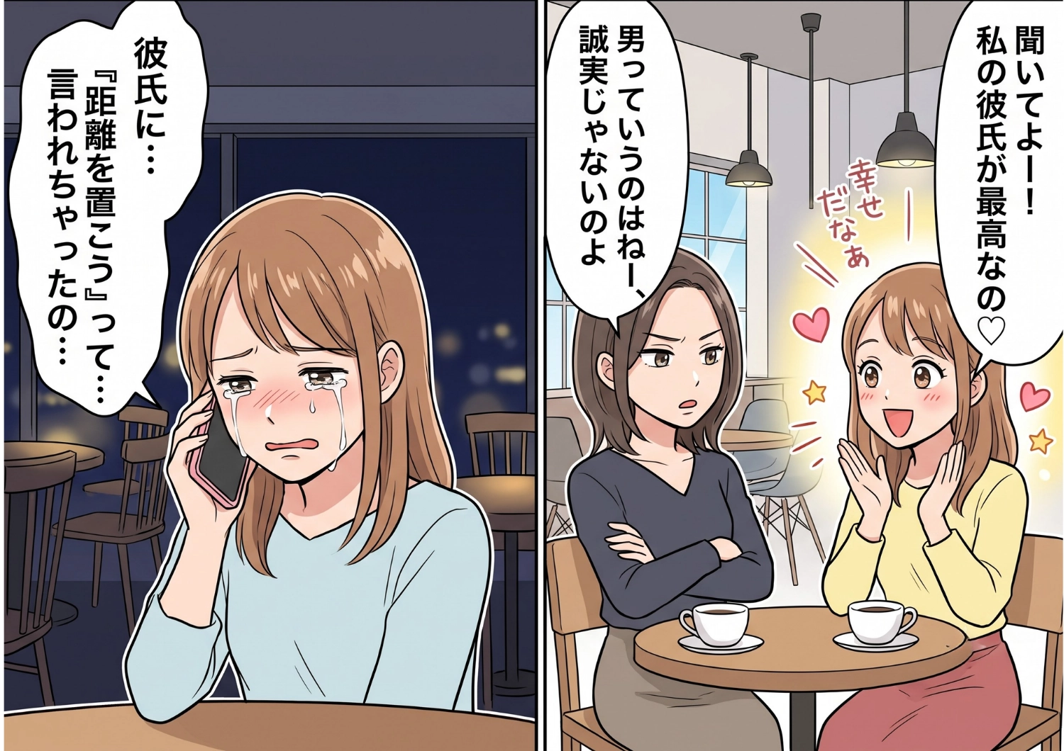 【余計なお世話】念願の彼氏ができた私に、自称恋愛マスターの友人がいらないアドバイスを連発して大喧嘩勃発!最悪な結末を迎えるかと思いきや・・・?のメイン画像