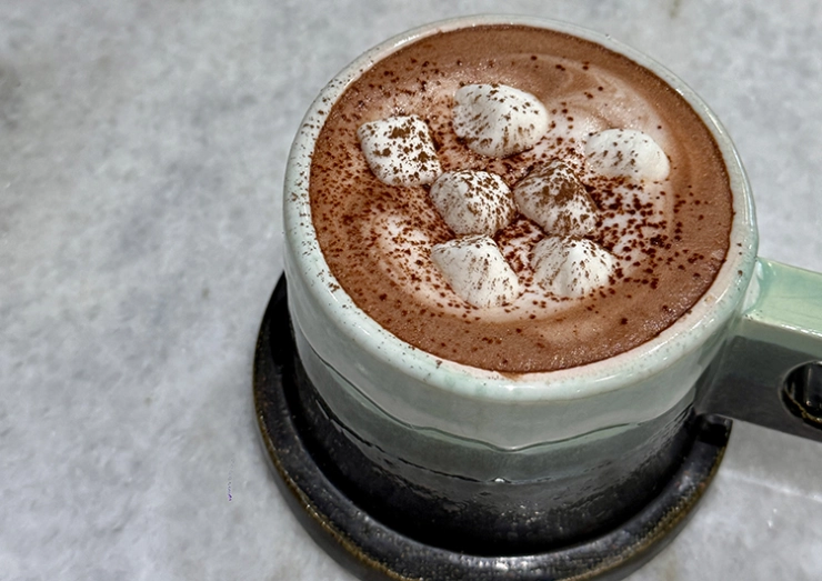 冬季限定メニュー ホットココア