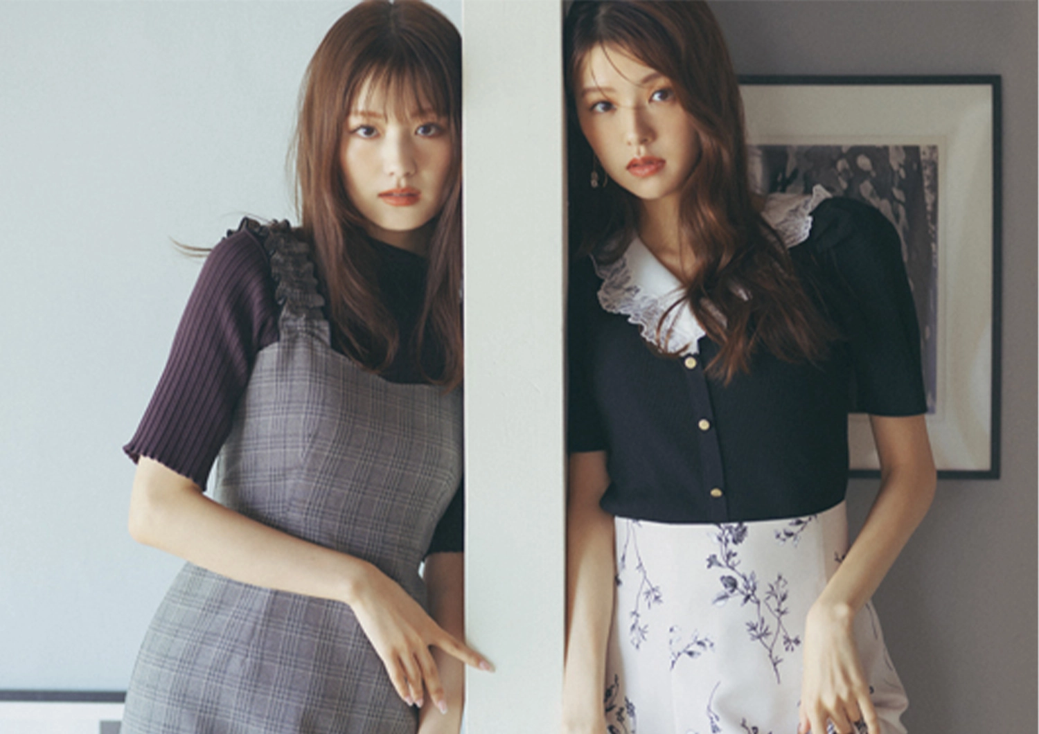 レトロなムードで着こなすのが正解!甘派定番服の今年っぽい着こなし方