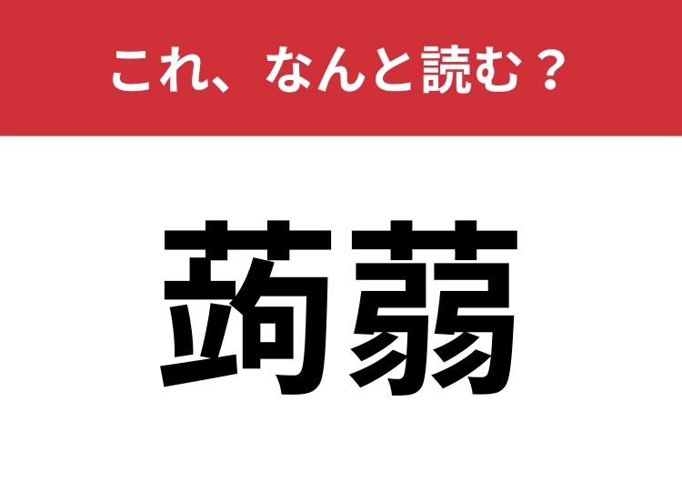 【蒟蒻】はなんと読む？身近な食べ物の名前！のメイン画像