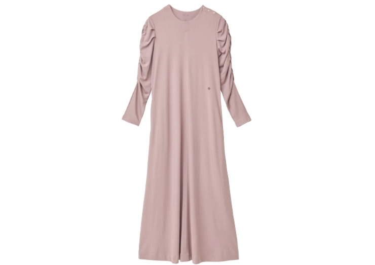 ReFa VITALWEARのリファ バイタルテック モイストスムース ギャザースリーブ マキシレングスシャツ