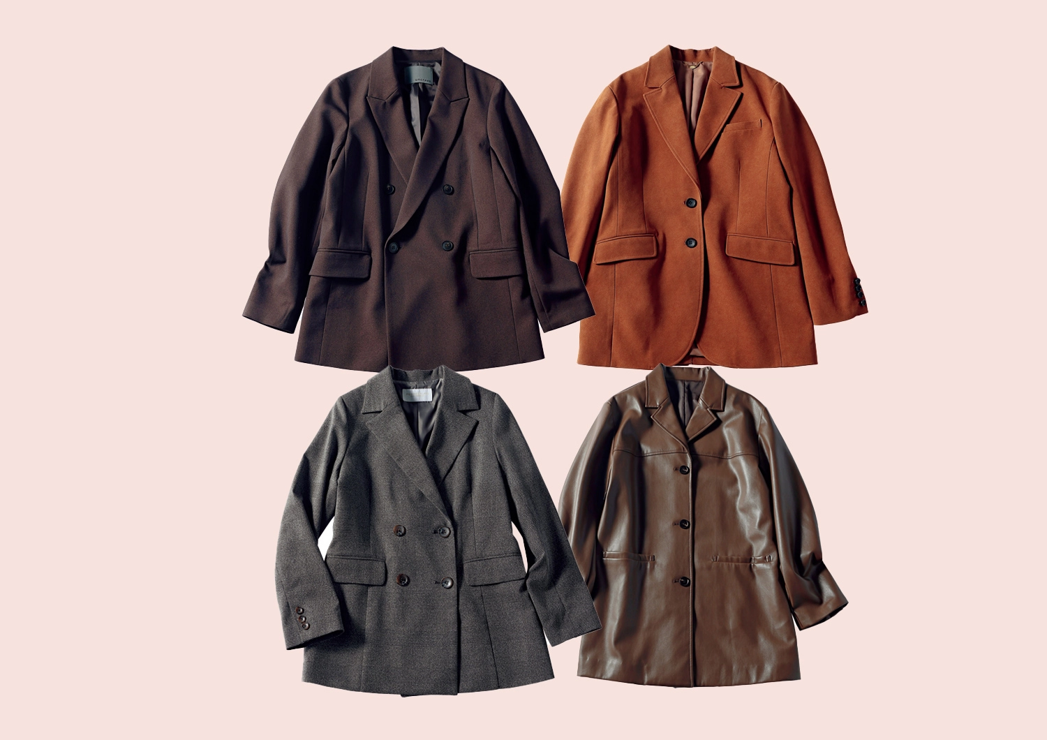 着回し力バツグン!通勤も休日も頼れる最旬〝テーラードジャケット〟4選