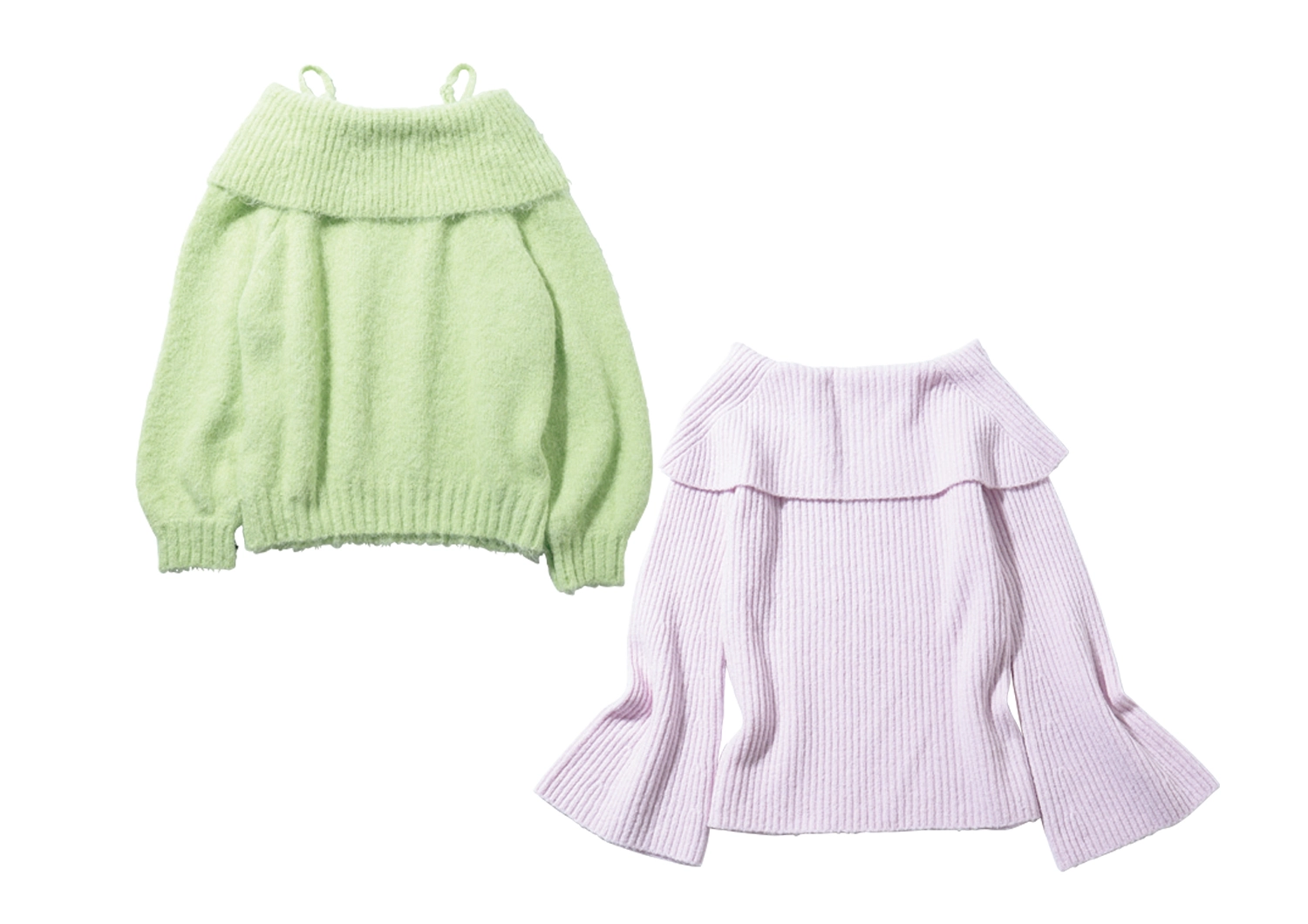 コーデの地味見えを防ぐ!この冬買っておきたいトレンドニット2選のメイン画像