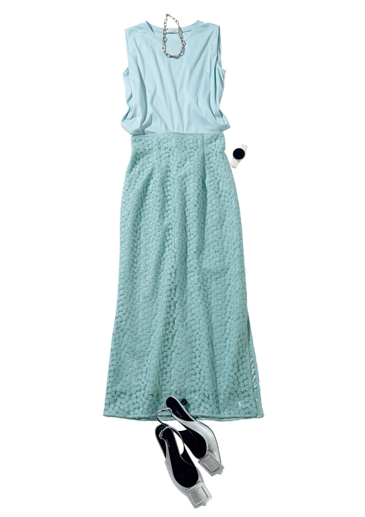 タイトスカートでつくる美シルエット通勤コーデ