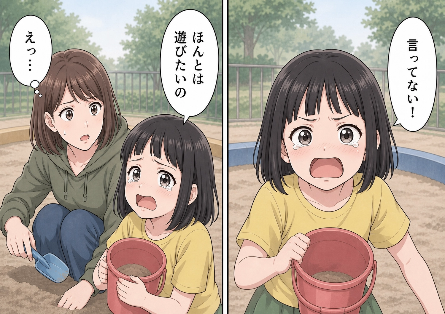 後編/「娘が嫌がってるから、どっか行ってくれる?」砂場で遊ぶ息子を追い払い、ベンチのママたちに「あの子乱暴よ」と言いふらす母親!ところが女の子は、帰り際に私の顔をじっと見つめて・・・のメイン画像