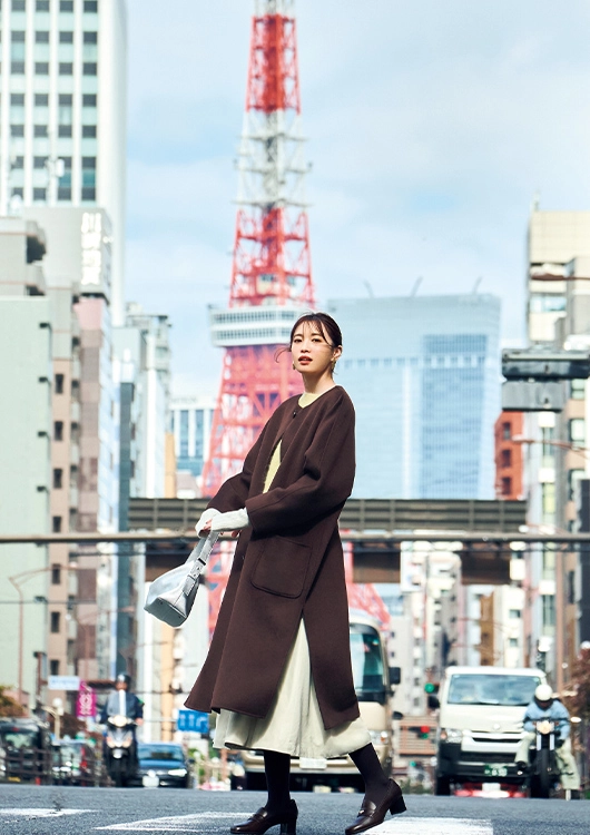 【毎日コーデ】晴れた日は安定感のあるローファーで歩いて出勤