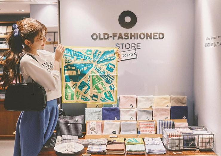 OLD-FASHIONED STORE TOKYO ハンカチ 鈴木ゆうか