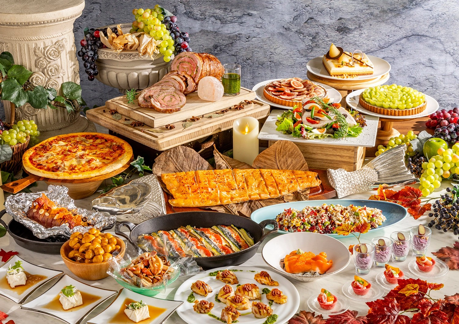 秋のおでかけにおすすめ♡『ヒルトン東京お台場』で絶景&秋の味覚を満喫できるビュッフェが開催中!