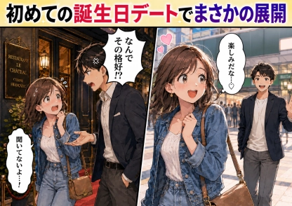 「俺に恥をかかせる気か！」誕生日デートで彼氏が用意したサプライズ。しかし、幸せな時間のはずが一転、私が激怒される展開に・・・！？