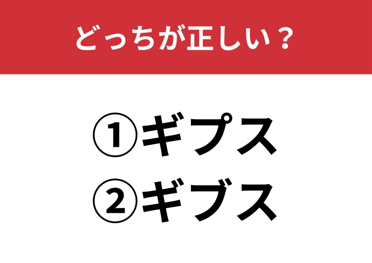 【正しい読み方はどっち?】「ギプス/ギブス」どっちが正しい?