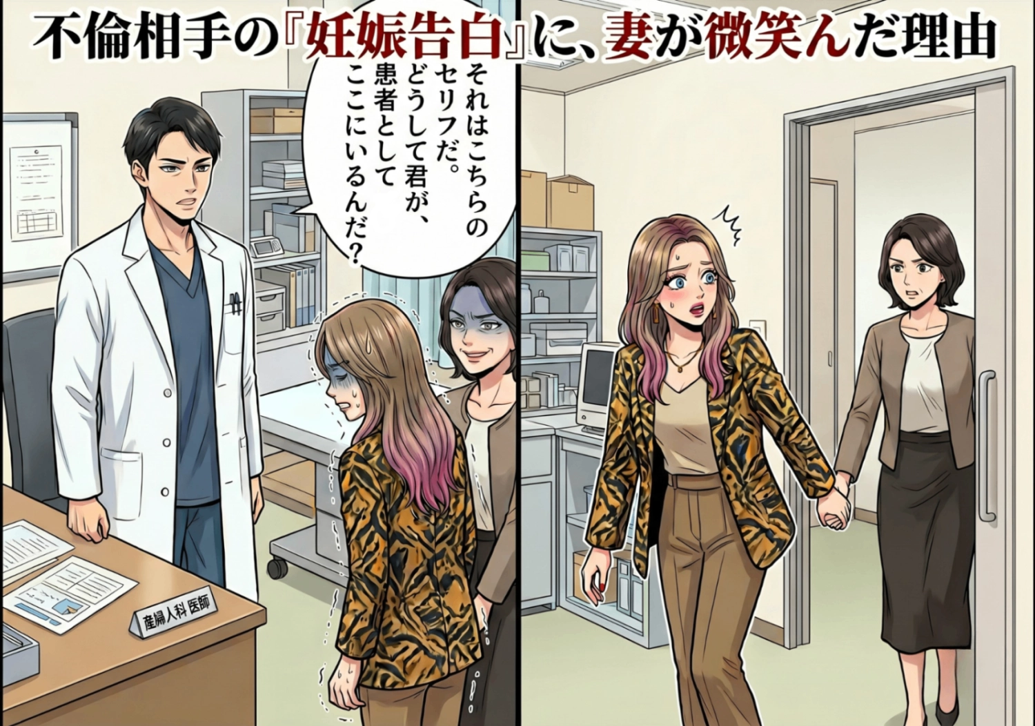 後編／「あなたの旦那の子を妊娠した」突然の告白でリビングは修羅場に！？も、私の〝ある提案〟で事態が一変・・・のメイン画像