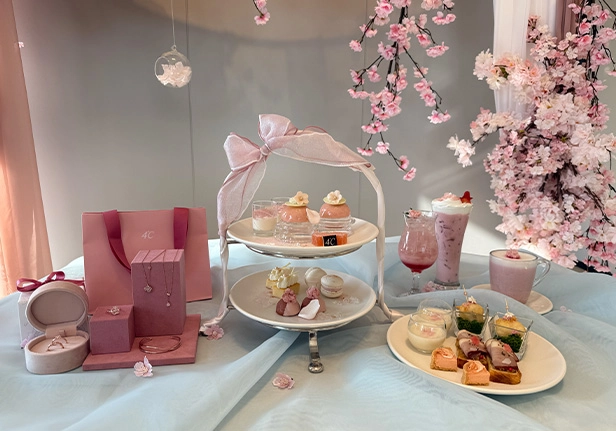 コラボアフタヌーンティー全体の様子 コラボアフタヌーンティー全体の様子