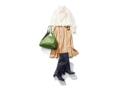 テンションあがるリボンで作業効率UP！糖度高めのブラウス通勤コーデ【毎日コーデ】