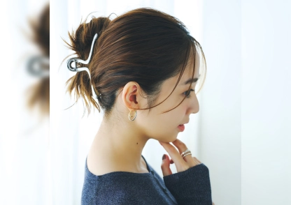 ヘアアイロンなしで完成！時間のない朝にマネしたいパパッとおだんごアレンジ