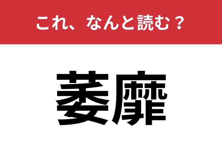 【萎靡】はなんと読む?「萎える」と同じ意味を持つ言葉!