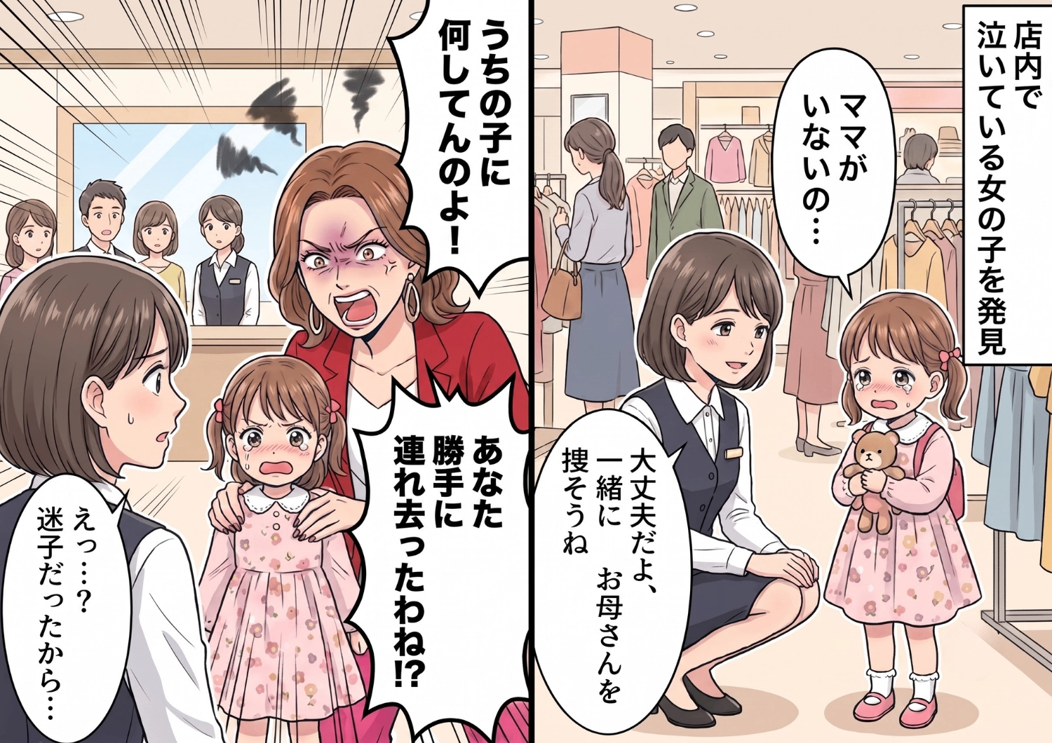 「うちの子に何してんのよ！」デパートで保護した迷子の母親からまさかの誘拐犯扱い！？絶体絶命のピンチを救ったのは・・・のメイン画像