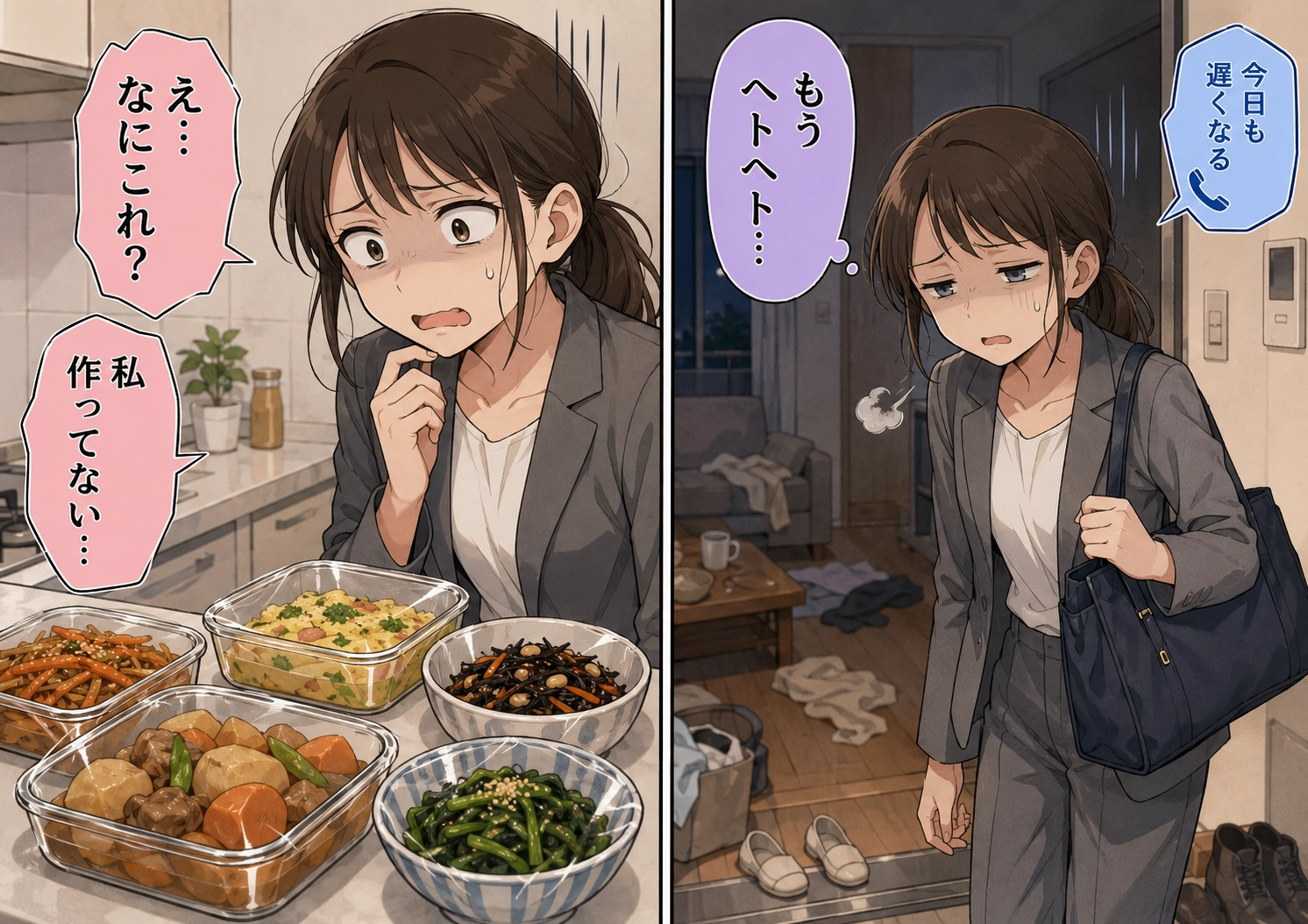 「誰かに助けてほしい」慣れない新生活の中、なぜか家事が片づいている毎日。不法侵入を疑って鍵を替えた私が知った、衝撃の真実とはのメイン画像
