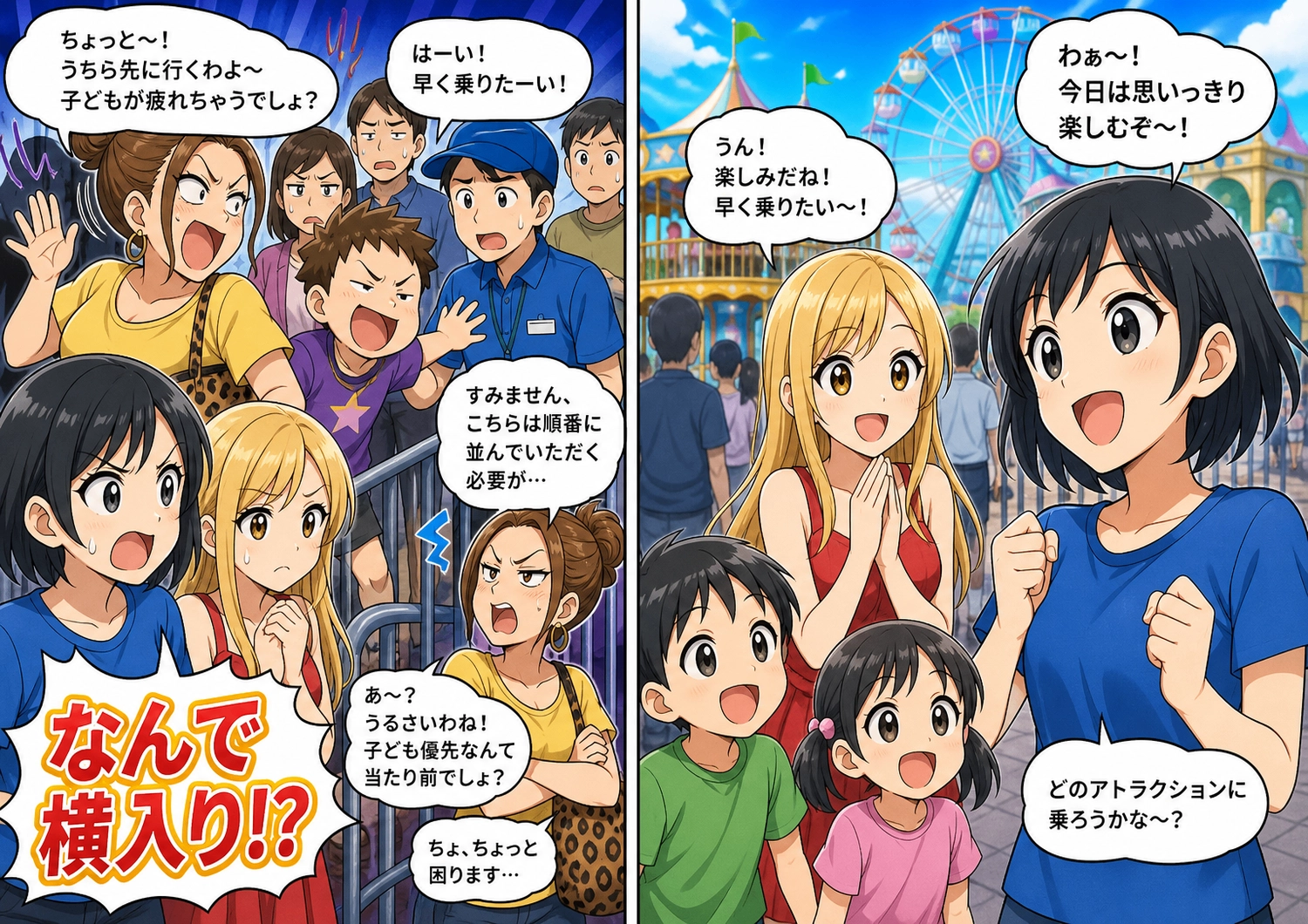 遊園地で非常識親子を追い出すための秘密の作戦とは?のメイン画像