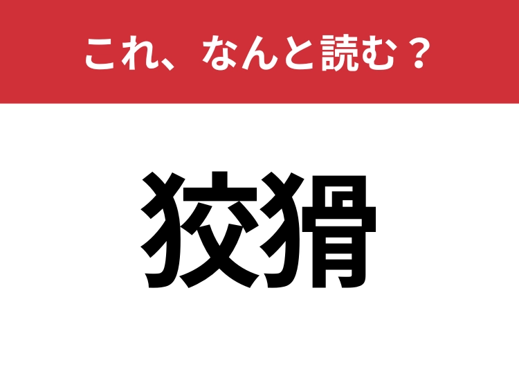 【狡猾】はなんと読む？意外と難しいこの漢字！のメイン画像