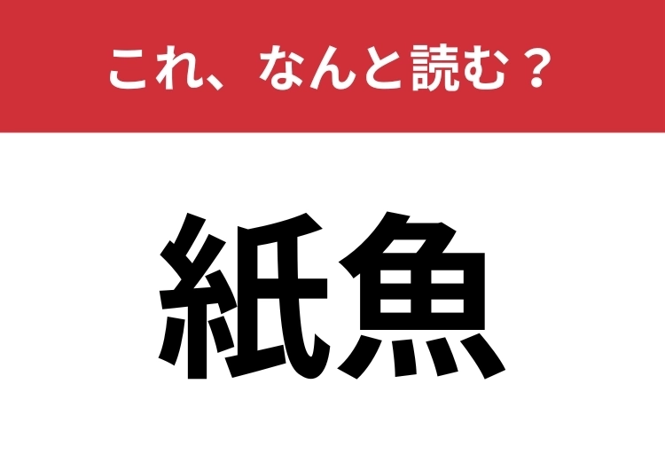 【紙魚】はなんと読む？見たことがある人はかなり少ないかも？のメイン画像