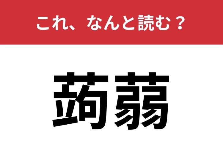 【蒟蒻】はなんと読む？身近な食べ物の名前！のメイン画像