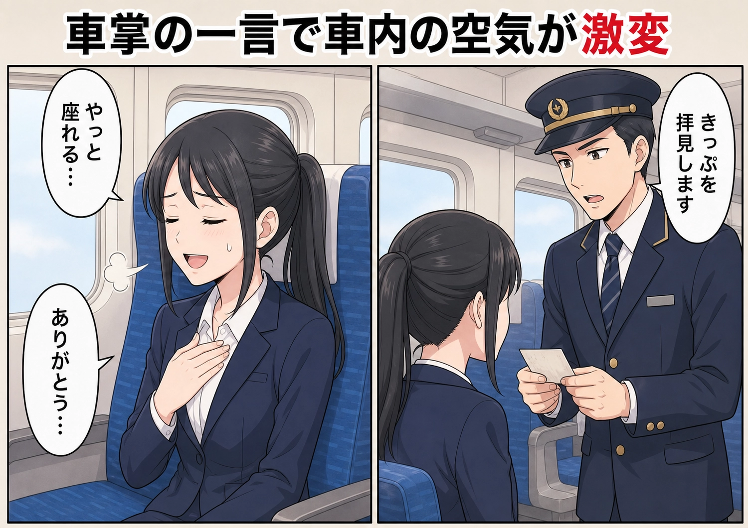 後編/「子どもがいるんだから譲るのが普通でしょ」私が予約した新幹線の指定席に座り込む親子!チケットを見せても「この子がかわいそう」と逆ギレ→車内の視線がいっせいに私へ集まって・・・のメイン画像