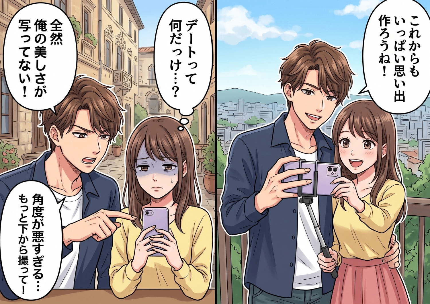 私が付き合ったのは究極のナルシスト男！？デートのたびにひたすら写真係をやらされる私に我慢の限界が訪れたとき・・・のメイン画像