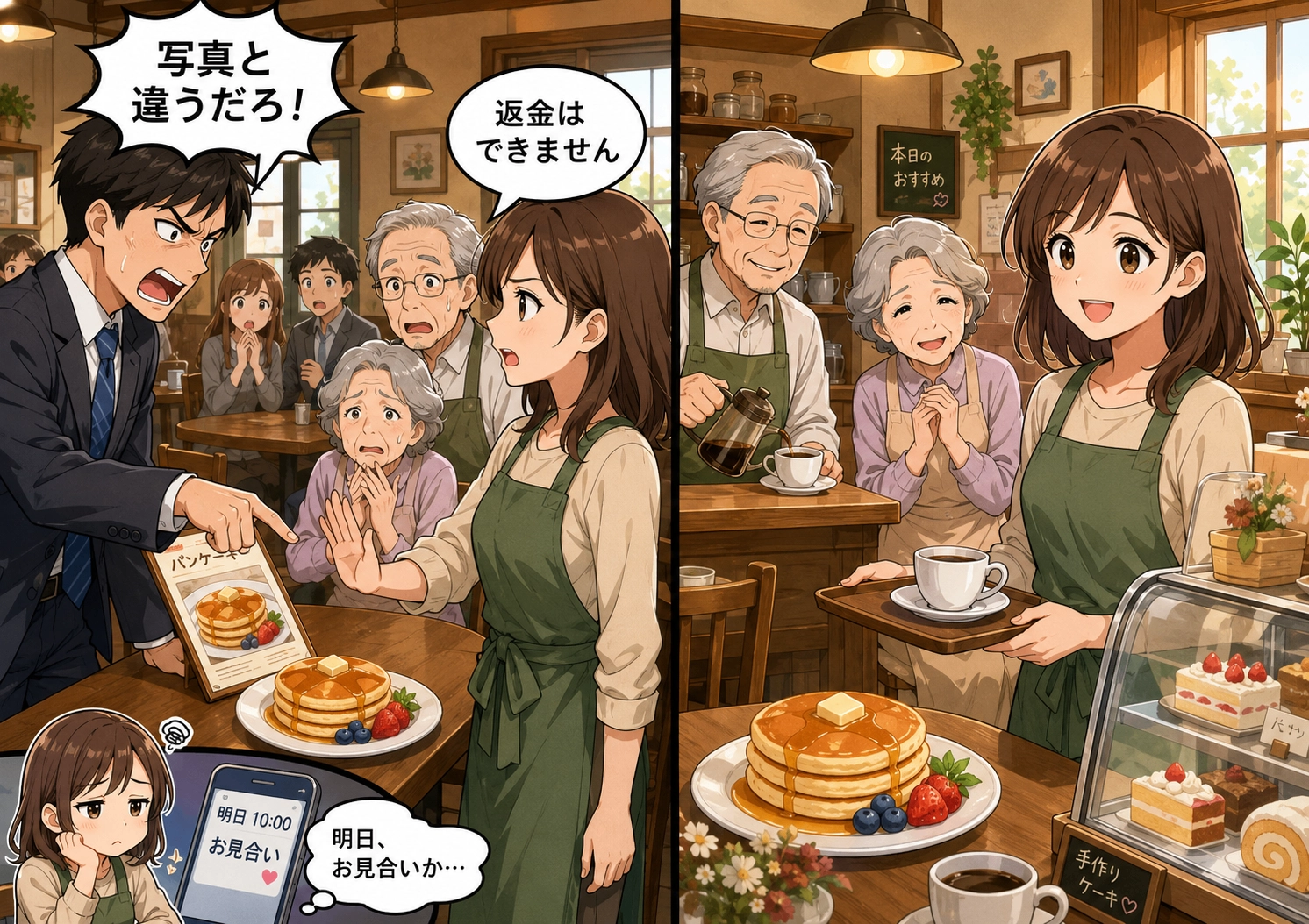 「こんな店、二度と来るか！」理不尽なクレーマーに立ち向かう私。老夫婦を守った先に待ち受けていた衝撃の運命とは・・・！？のメイン画像