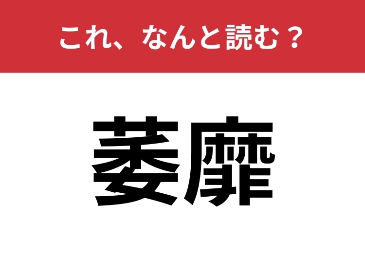 【萎靡】はなんと読む?「萎える」と同じ意味を持つ言葉!のメイン画像