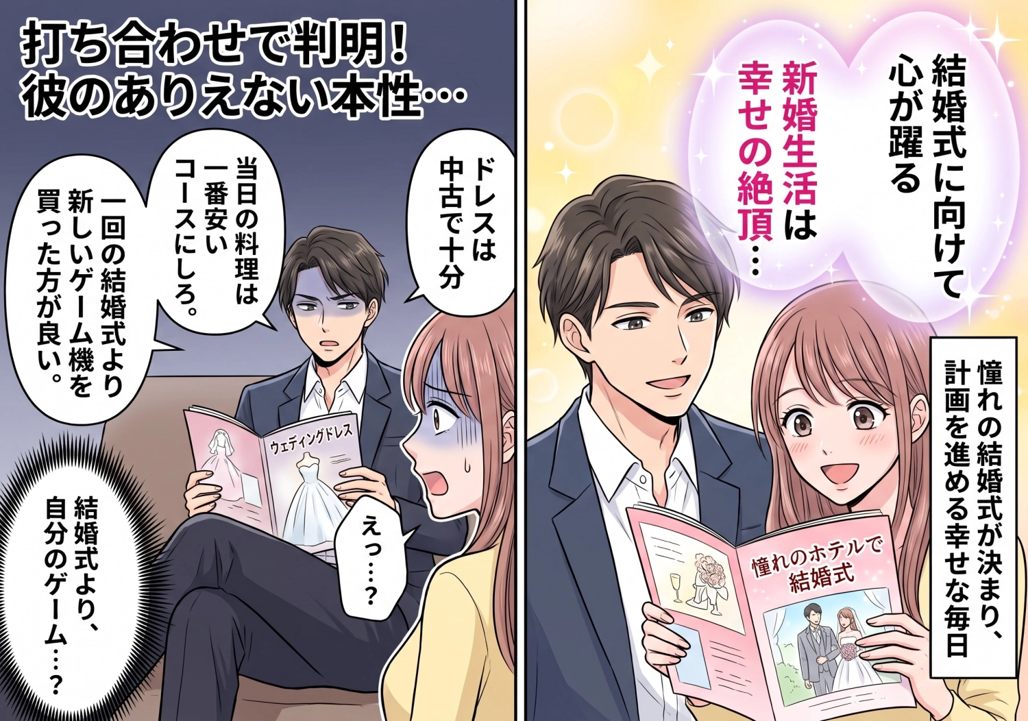 一生に一度の結婚式。ドレスも料理も最安値にしろと言う夫の口から飛び出した、耳を疑うような衝撃の理由とは・・・？のメイン画像