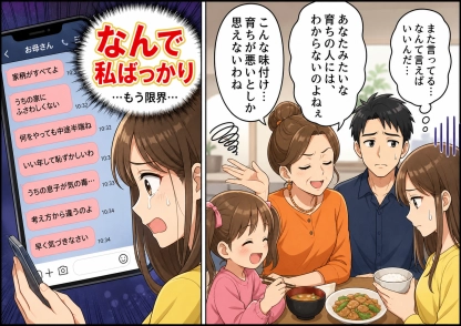 「あなたみたいな育ちの悪い嫁は・・・」義母の罵倒に夫が大激怒!衝撃の言葉で関係は一変しました