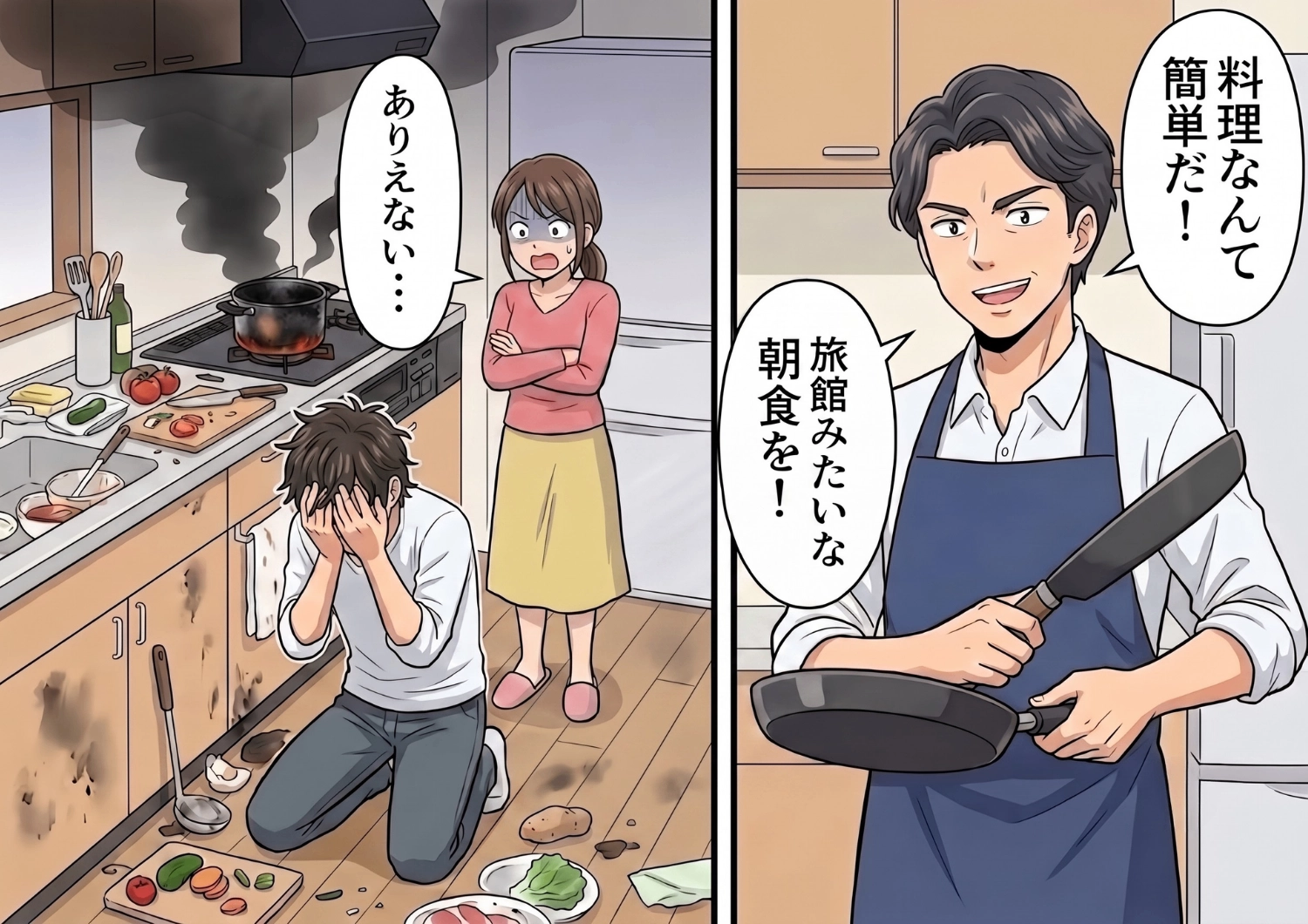 後編/共働きなのに「旅館みたいな朝食を作れ」と文句ばかりの夫。限界を迎えた私が一切の家事を放棄してみた結果・・・!?のメイン画像