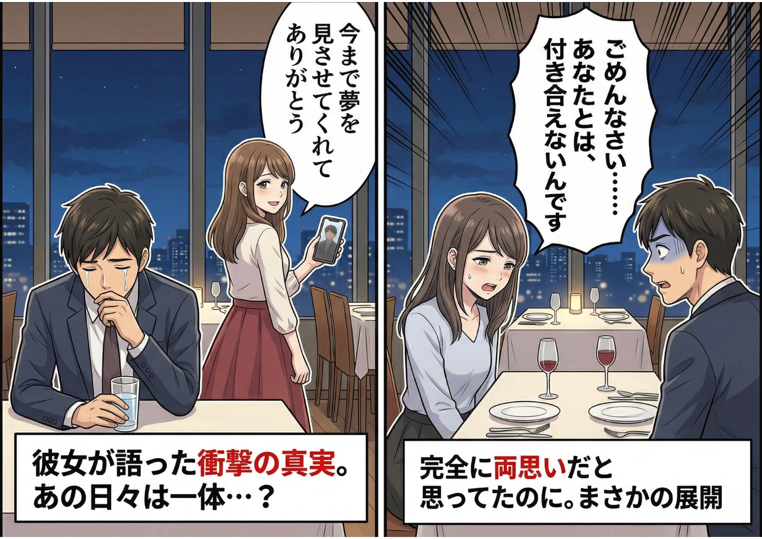 後編／「遊びのつもりだったのに・・・」居酒屋で声をかけた彼女の純粋さに惹かれ本気で恋をした俺。しかし、運命の告白の日に明かされた彼女の残酷な秘密とは？のメイン画像