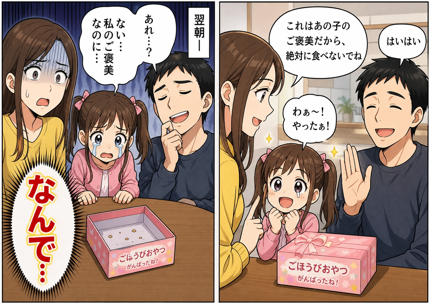 娘のご褒美を食い荒らす夫に呆れる日々・・・発表会でまさかの展開が!のメイン画像
