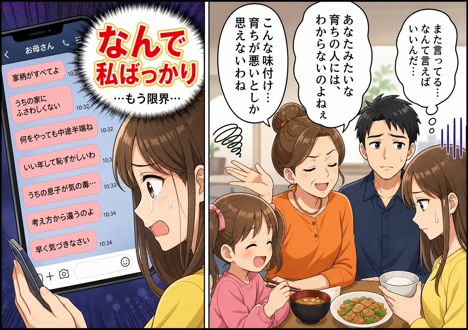 「あなたみたいな育ちの悪い嫁は・・・」義母の罵倒に夫が大激怒！衝撃の言葉で関係は一変しましたのメイン画像