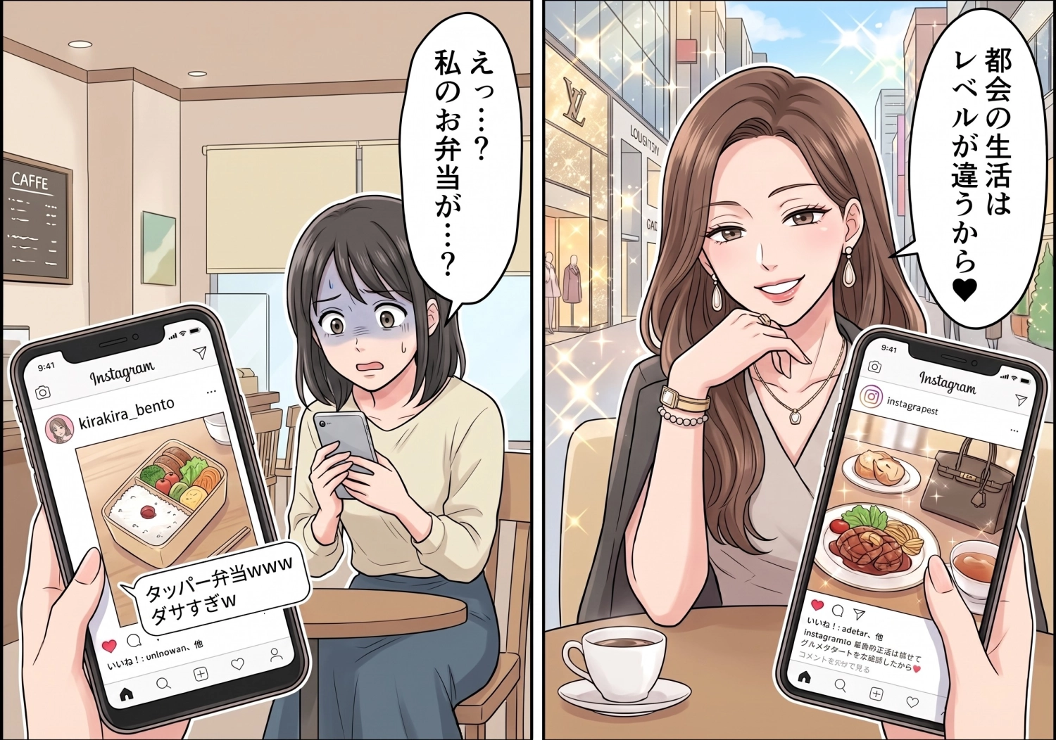 「職場に弁当ってダサくない？」SNSでマウントを取り続ける自称セレブな女友達。彼女が暴走してしまった本当の理由とは？のメイン画像